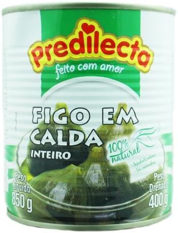 Predilecta Whole Figs in Syrup - 14.10oz - Figo em Calda Inteiro Predilecta - 400g