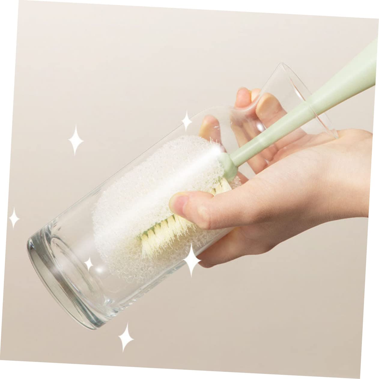 PartyKindom 9stücke Reinigungsbürste Für Flaschen Langer Griff Wiederverwendbare Reinigungsbürste Für Gläser Tassen Und Babyflaschen Effektive Haushaltsreinigung -frei Ergonomisches