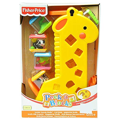 Fisher Price Girafa Divertida Com Blocos B4253 Mattel