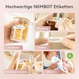 NIIMBOT Samoprzylepne rolki do etykiet D110M / D110 / D11 / D11H / D101 (różowa bajka, 14 x 30 mm)