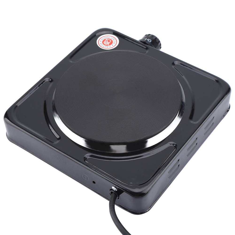 3NH® Electric Cooktop, Electric Hot Burner Milk Fast Heating Coffee 1000W with Temperature Control for Office for Dorm for Home(Black, European Standard 220V)-image-46