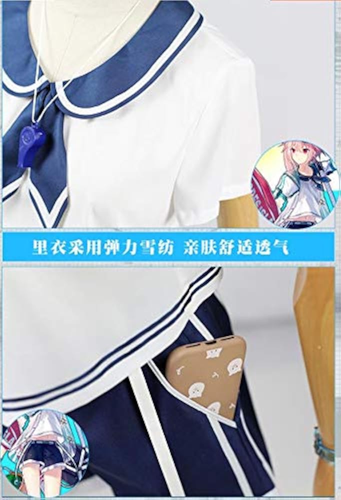 【7/21まで】コスプレ衣装 アークナイツ アンセル(水着) ウィッグ・靴付 Amazon | 衣舞cos アークナイツ アンセル 水着 コスプレ