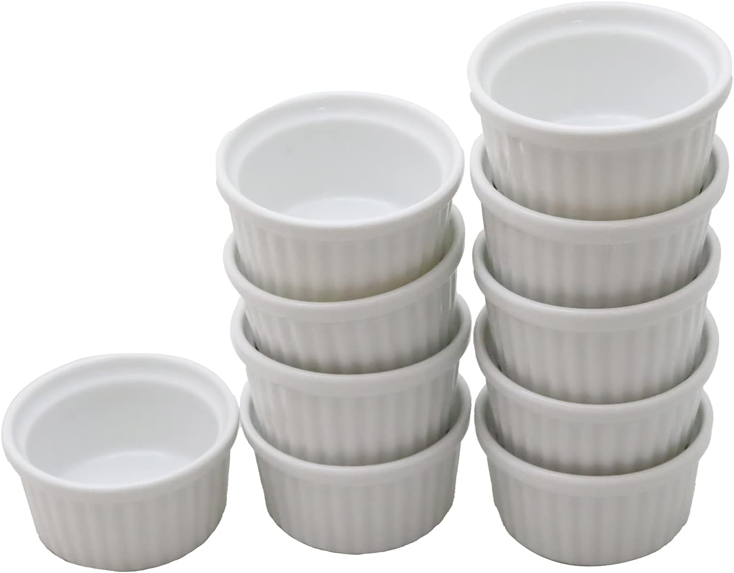 Castle Enterprise Commercial Set, Durable Tableware That Chefs at Prosperous Restaurants Buy Lipi, 2.4 inches (6 cm), Diameter 2.4 inches (6 cm), Set of 10