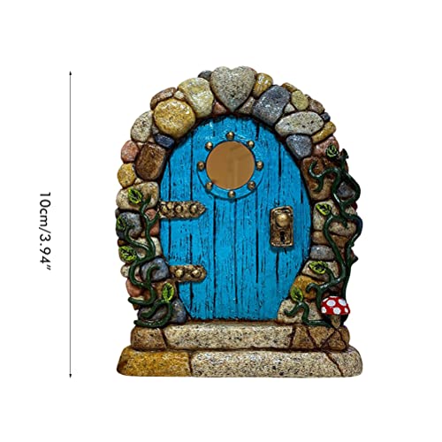 Hhhj Fairy Doors For Trees, Miniature Garden Accessories Decor Kit Tree Stump, , Elf Door House Decoration 1Pc #TOP1