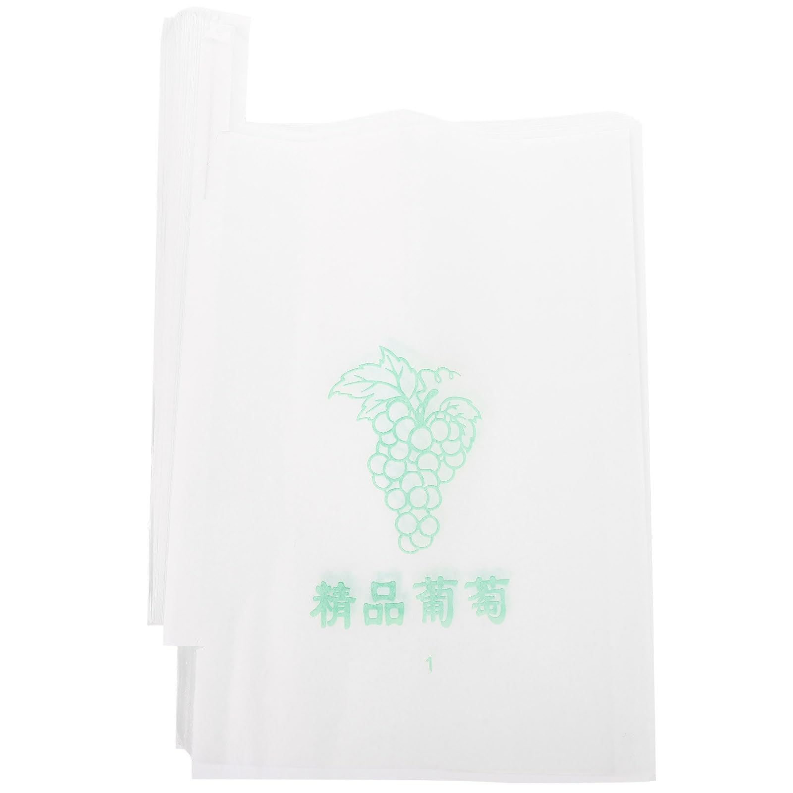 100 Piezas Bolsa Transparente de Papel, Protección de Frutas