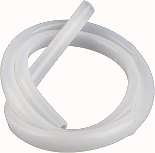 Transparent HoseClear Silicone Hose, 100cm, I.D 2~7mm, Heat ResistantRubber Lightweight(6x9mm)