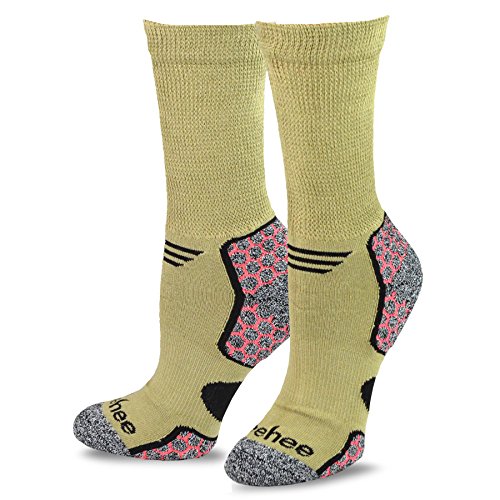 No Binding Viscose From Bamboo Colorful Diabetic Crew 6-Pairs Socks For Men (10-13, Basic) #TOP4
