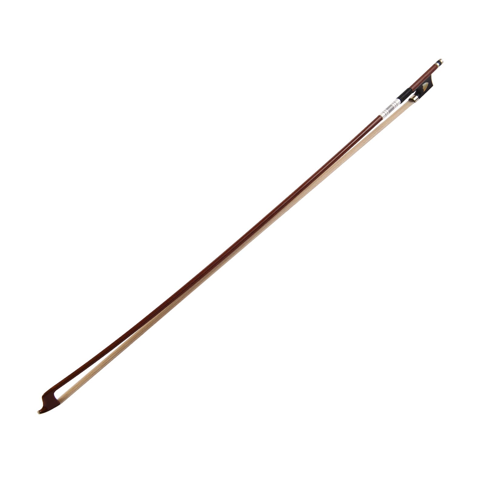 Arcos de violín de tamaño Completo 4/4, Palo de Arco de violín de Madera, núcleo de Fibra de Carbono, Piel híbrida de, Accesorios de Instrumentos de Cuerda Ligeros