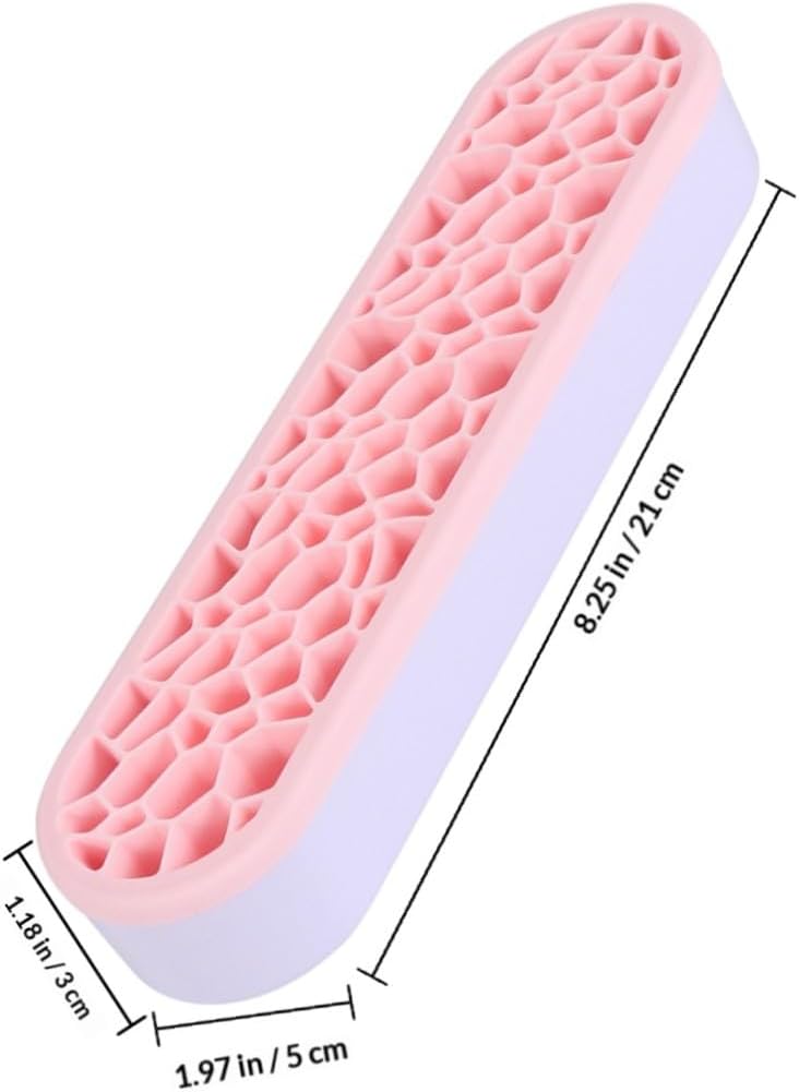 Silicone Creative Pattern Holder Cube Organizer Makeup Brush image 2