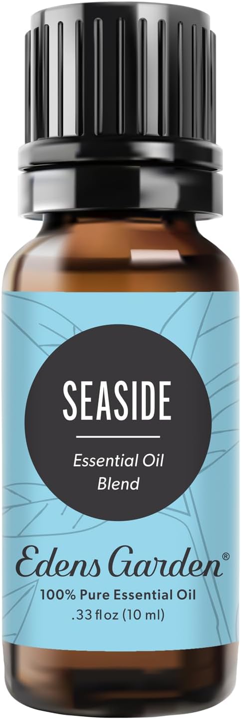 Seaside Essential Oil Blend- 100% Pure Premium Grade, Undiluted, Natural, Therapeutic, Aromatherapy, The Best for Diffusing, Candle, Laundry, Humidifiers 10 ml (.33 fl oz)
