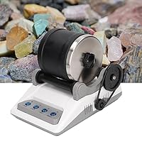 Rock Tumbler Machine Kit,Elektrisch Poliermaschine für Kinder und Erwachsene Steinpolierer Set Professionelle Steintrommel, für Verwandeln Sie raue Steinbrocken in schöne