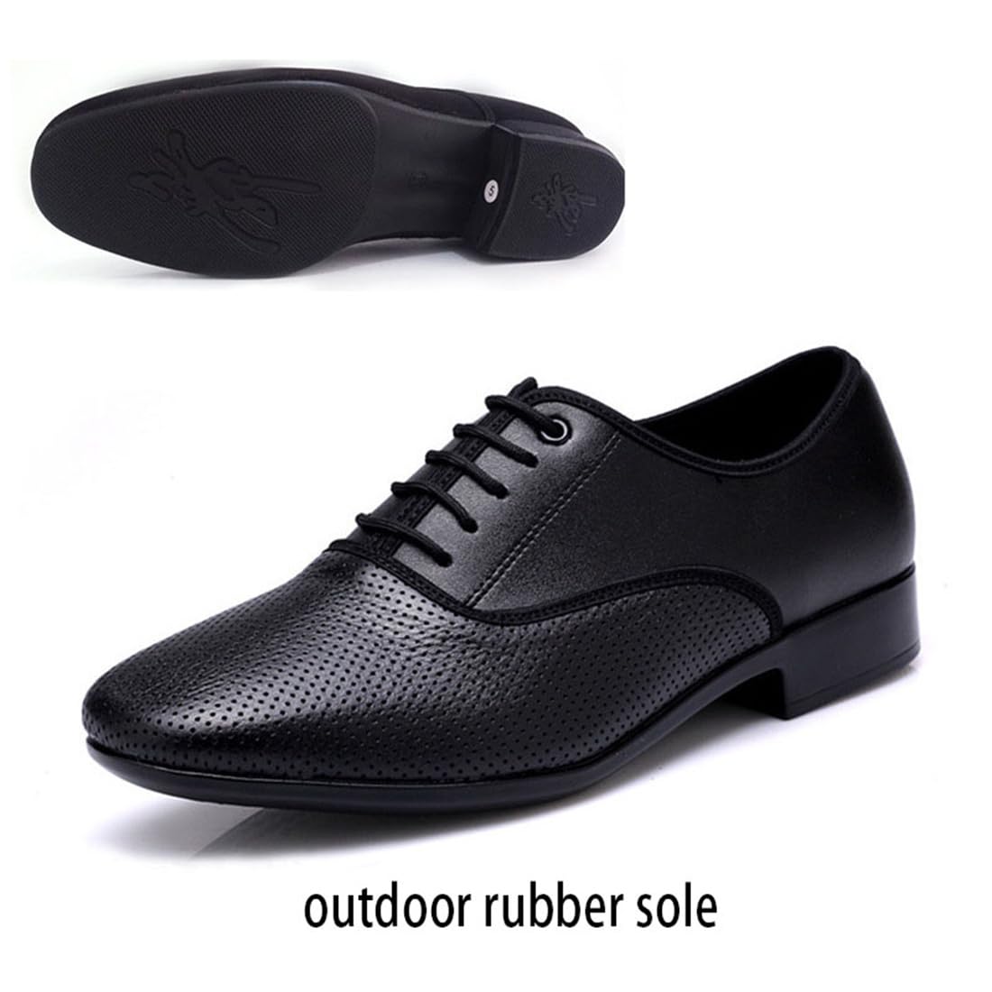 Scarpe da Danza Uomo, Scarpe da Jazz Traspiranti da Donna Scarpe da Danza Split Sole Comodi Lace Up Pratica Scarpe da Ballo