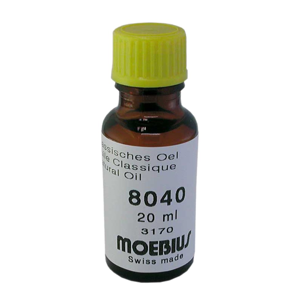 Huile de montre MÖBIUS 8040 lubrifiant horloge murale mécanique pendule 20 ML