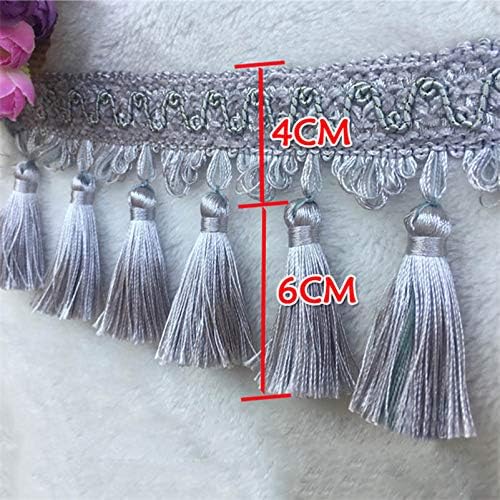 Home Product 5 Meter Tassel Fringe Lace Edging Trim Sewing Craft Ribbon Curtain Cushion Upholstery Decor Crafts