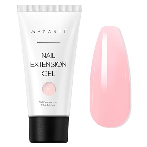Makartt-Gel de uñas de polietileno 1.7 oz (50 ml), constructorextensiónfortalecedor multifuncional, gel duro de larga duración, suministro de