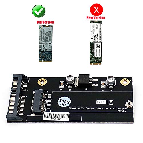 Adaptador SSD 20+6 Pin a SATA para Lenovo X1 Carbon miniatura 3