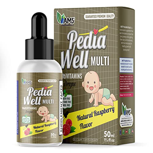 America Medic & Science Pediawell Multi (50 Ml) | Baby Vitamin Supplement With Vitamin C | Enhanced Immune Support For Kids | Toddler Multivitamin Drops For Boosting Physical And Mental Growth #TOP29