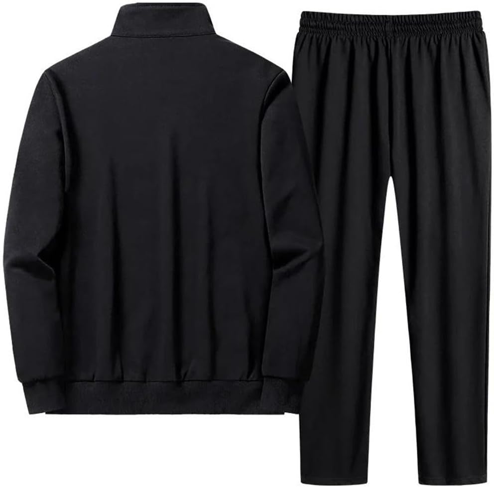 Men's Large Size Autumn Winter Sports Suit Sweatshirt Sweatpants Set Jogging Fitness Tracksuit