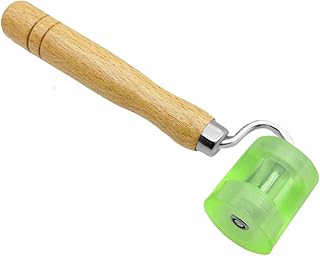 Car Sound Deadening Roller, Wallpaper Seam Roller with Wood Handle, Audio Sound Deadening Application Tool for Heat Abatement Mat, Noise Filter Pads, Wallpaper (1PC)