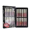 Matte Liquid Lipstick set Waterproof Long Lasting Non-Stick Cup Liquid Lipgloss Velvety Liquid Lipstick Kiss-proof Durable Nude Lip Gloss (12PCS)