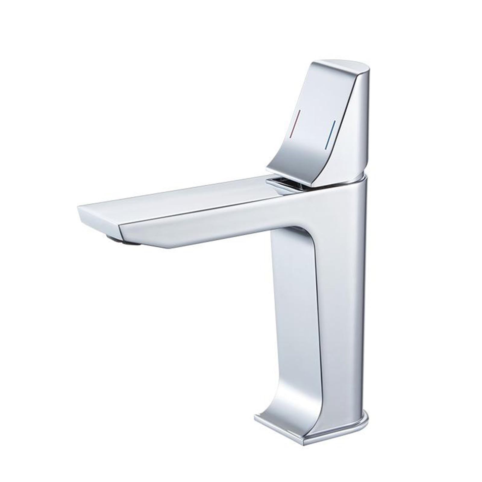 Robinets en laiton pour évier de salle de bain et mitigeur de lavabo moderne