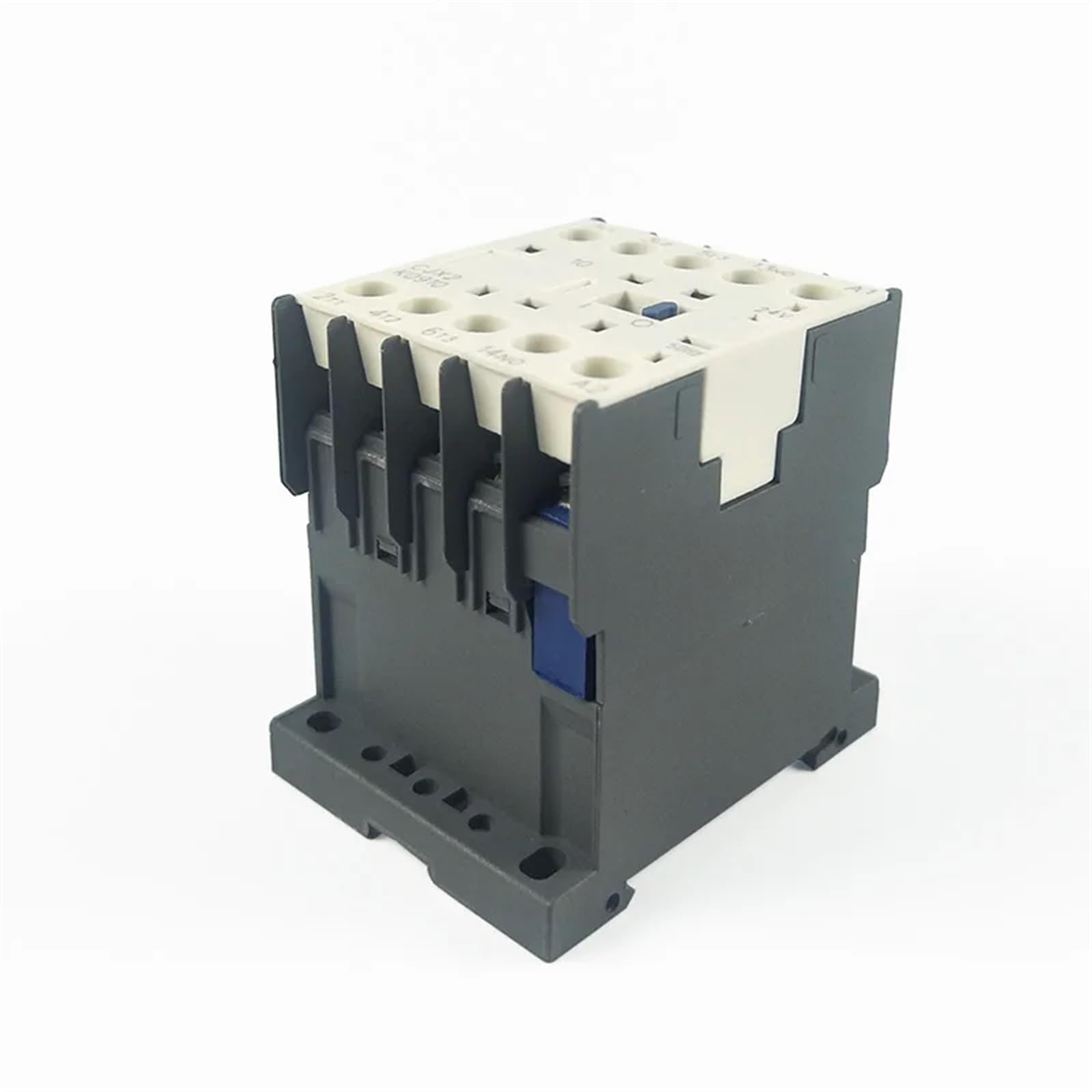 Contactor de CA tripolar 3P 1NA de 9 A y riel DIN de 35 mm
