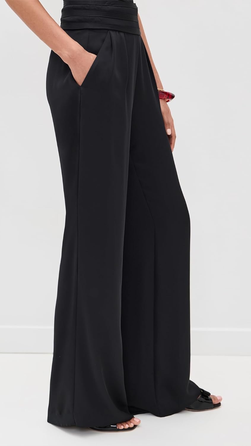 Ramy Brook Women's Satin Charmeuse Joss Pant - Image 4