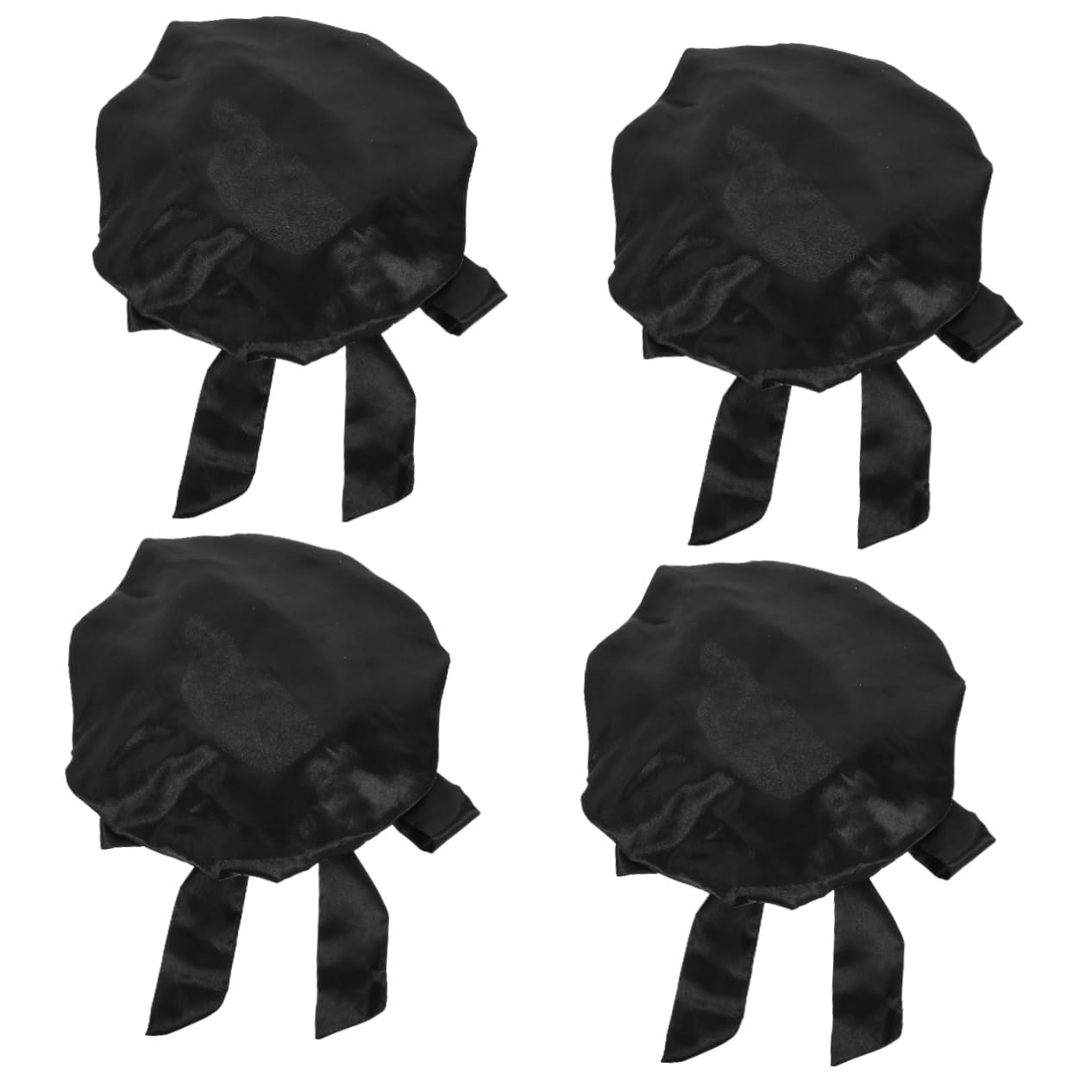Housoutil 4stücke Bowknot Satin Duschhaube Für Damen Extra Große Wasserdichte Badekappe Für Lange Haare Wiederverwendbar Für Spa Schlaf Und Kosmetik