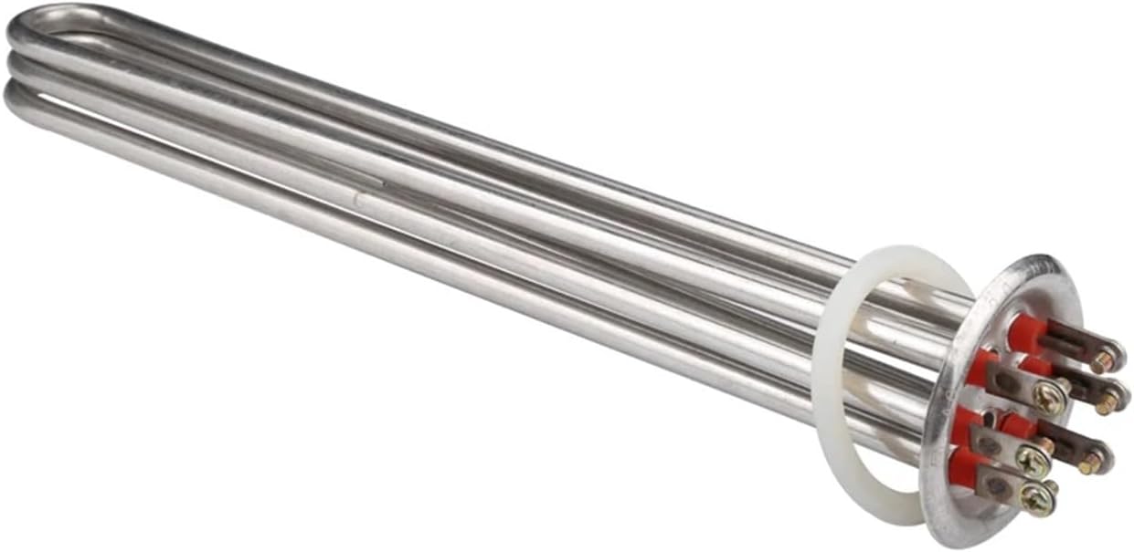 1PCS 12kw 3U Electric Water Heater Tube Heating Element for Water Boiler/Heater 304 Stainless Steel 63mm cap 380v