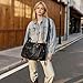 TIAASTAP Vintage City Bag Damen – PU Ledertasche Handtasche Groß Shopper Tasche Y2K Schultertasche Arbeitstasche Uni Japanese School Bag, Damen-Henkeltaschen für Frauen
