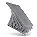 HEYNNA® Mikrofasertücher für die Reinigung in Haushalt und Küche – Reinigungstücher / Putzlappen Set 30x30cm, 6 Stück in grau / Auch geeignet als Microfasertuch Autopflege