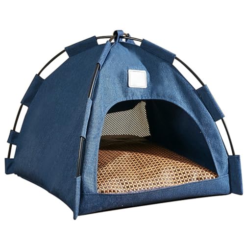 Pet Teepee, Closed Pet Tent, Portable Dog Tent, Cat Cute Cave Beds, Small Dog Bed, Pet House, Puppy House for Cats, Puppies and Other Small Animals
