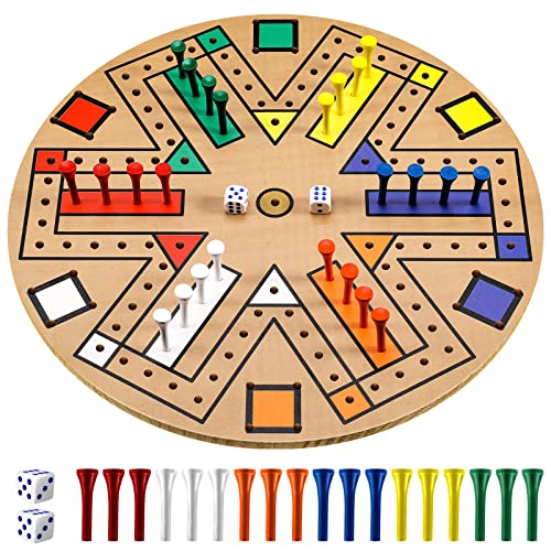 Juego de Mesa Fast Track madera para 3-6 jugadores miniatura 1