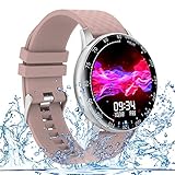 garmin sportuhr damen test 【1,3 Zoll TFT IPS Full-Touch-Farbbildschirm Farbe, Definieren Sie Ihr Zifferblatt frei】 Die Fitness Smartwatch Herren hat ein 1,3 Zoll großes Zifferblatt und es gibt 5 stilvolle Zifferblätter zur Auswahl, Unterstützung Massiver Download der Zifferblatt, Untertitelfarbe, Position, Inhalt können nach Belieben eingestellt und angepasst werden. unterstützt bis zu 5 benutzerdefinierte Zifferblatt. Eine Smartwatch wie ein digitaler Mini-Fotorahmen kann sich je nach Stimmung frei ändern