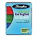 Swingline Color Bright Staples Multi-pack, 0.25 Inch Leg Length, 25 Sheet Capacity, 6,000 Staples per Box, Blue and Red and Green (S7035123)
