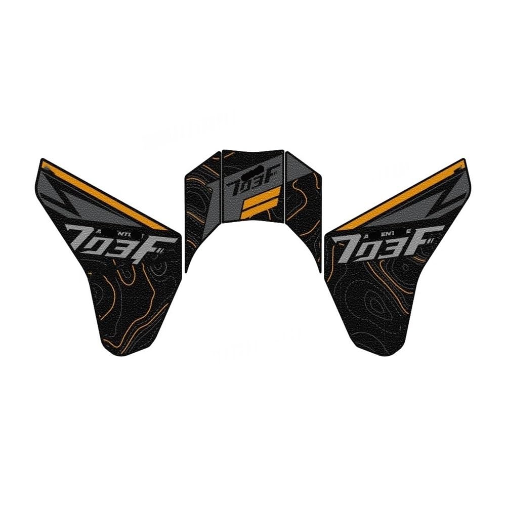 Protections latérales réservoir kit autocollant moto 703F 2025