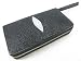 Pelgio Genuine Stingray Skin Leather Zip Around Clutch Wallet Wristlet Purse Black
