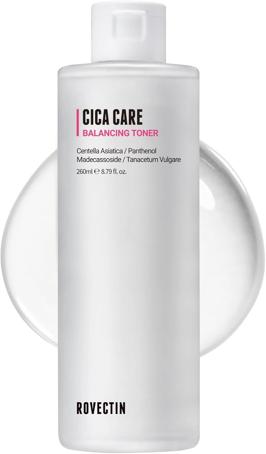 [Rovectin] CICA Care Purifying Toner - Soothing Facial Toner for Sensitive and Irritated Skin with Houttuynia Cordata Extract and Madecassoside (8.8 Fl. oz)