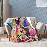 LOUJIN Alyssa Edwards miękki i wygodny ciepły polar na sofę, łóżko biurowe samochód obóz kanapa przytulna pluszowa narzuta s plaża s 150 cm x 125 cm