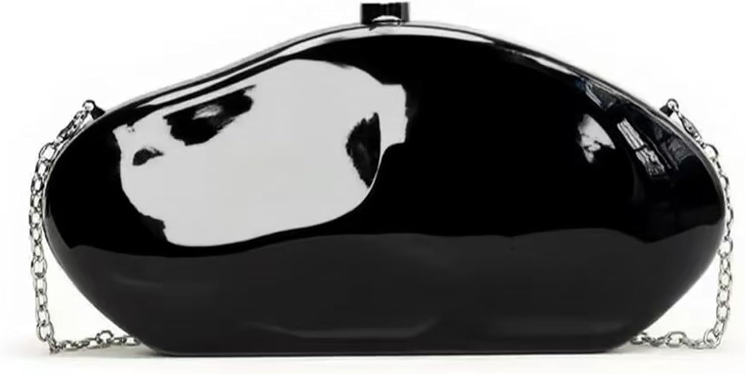 Acrylic Clutch Purses for Women Formal Evening Bag Irregular Shell Handbag for wedding party