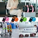 4 Packs Luggage Strap for Suitcases Adjustable Luggage Straps Heavy Duty Suitcase Straps Thickened Baggage Security Strap with Quick Release Buckle for Fixing Suitcase - Image 7