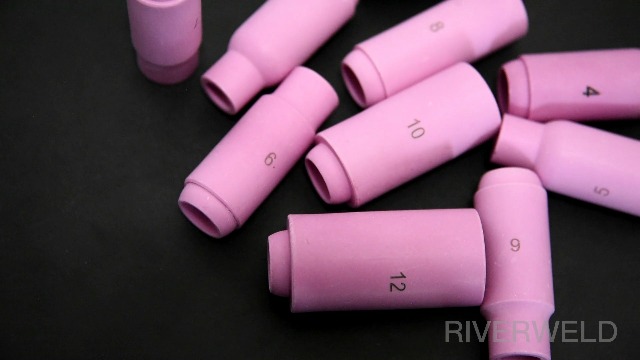 RIVERWELD TIG Alumina Nozzles Ceramic Cups 10N44 3/4