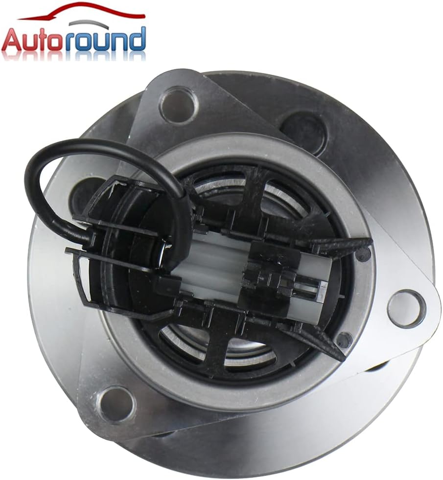 Autoround 513204 Front Wheel Hub and Bearing Assembly for Chevy Cobalt 2005-2010, Saturn Ion 2003-07, Pontiac G5 2007-10/ Pursuit 05-2006, [4-Wheel ABS] 4 Lug