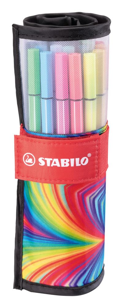 STABILO Premium Fibre-Tip Fine Point Pen Pen 68 - Arty - Rollerset Of 25 - Mixed Colours, Multicolor (B07N8Z8F62) Amazon Price History, Amazon Price Tracker