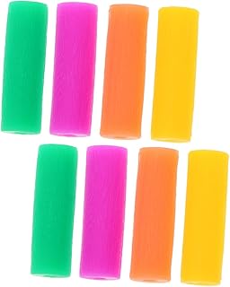 COOLHIYA 8 Peças De Chicletes Ortodônticos Exercitador Muscular Da Mandíbula Exercícios De Ioga Facial Brinquedo De Dentição Exercitador De Mandíbula De Silicone Alinhador Invisível