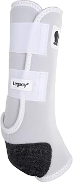 Classic Equine Legacy2 Support Boots, Tall Hind White, Large