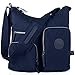 Oakarbo Crossbody Bag Nylon Multi-Pocket Travel Shoulder Bag (1204 Navy blue, Large)