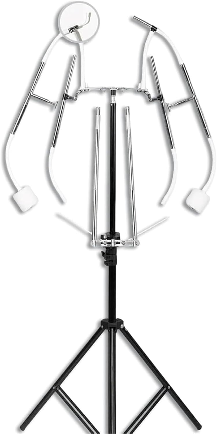Adjustable Photography Dress Form Display Rack, Top Thread Interface 1/4", for Home Wardrobe, Clothing Stores, Events