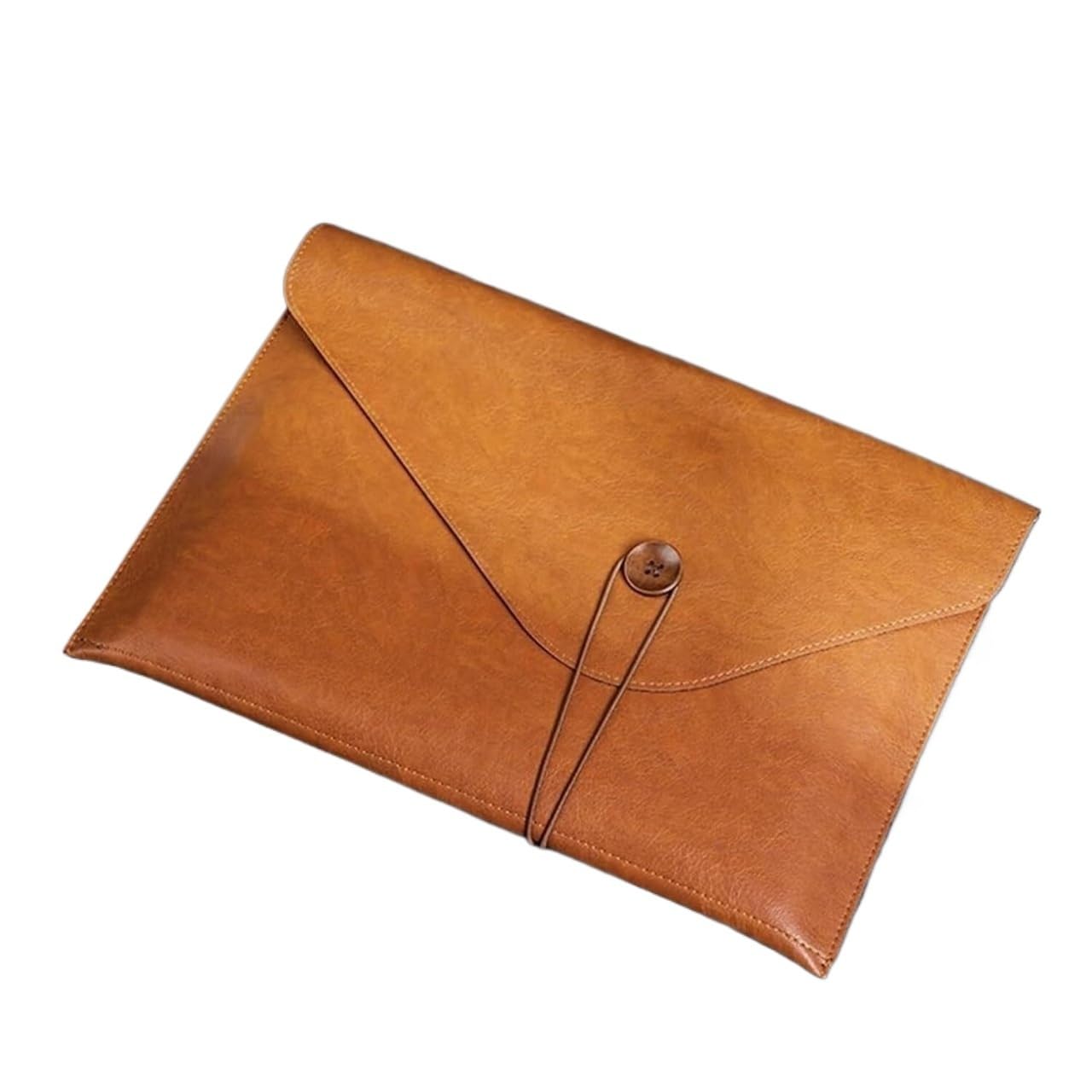 Etui na dokumenty ze skóry PU, 247 x 353 mm, wielokolorowe, opakowanie 3 szt.(Brown)