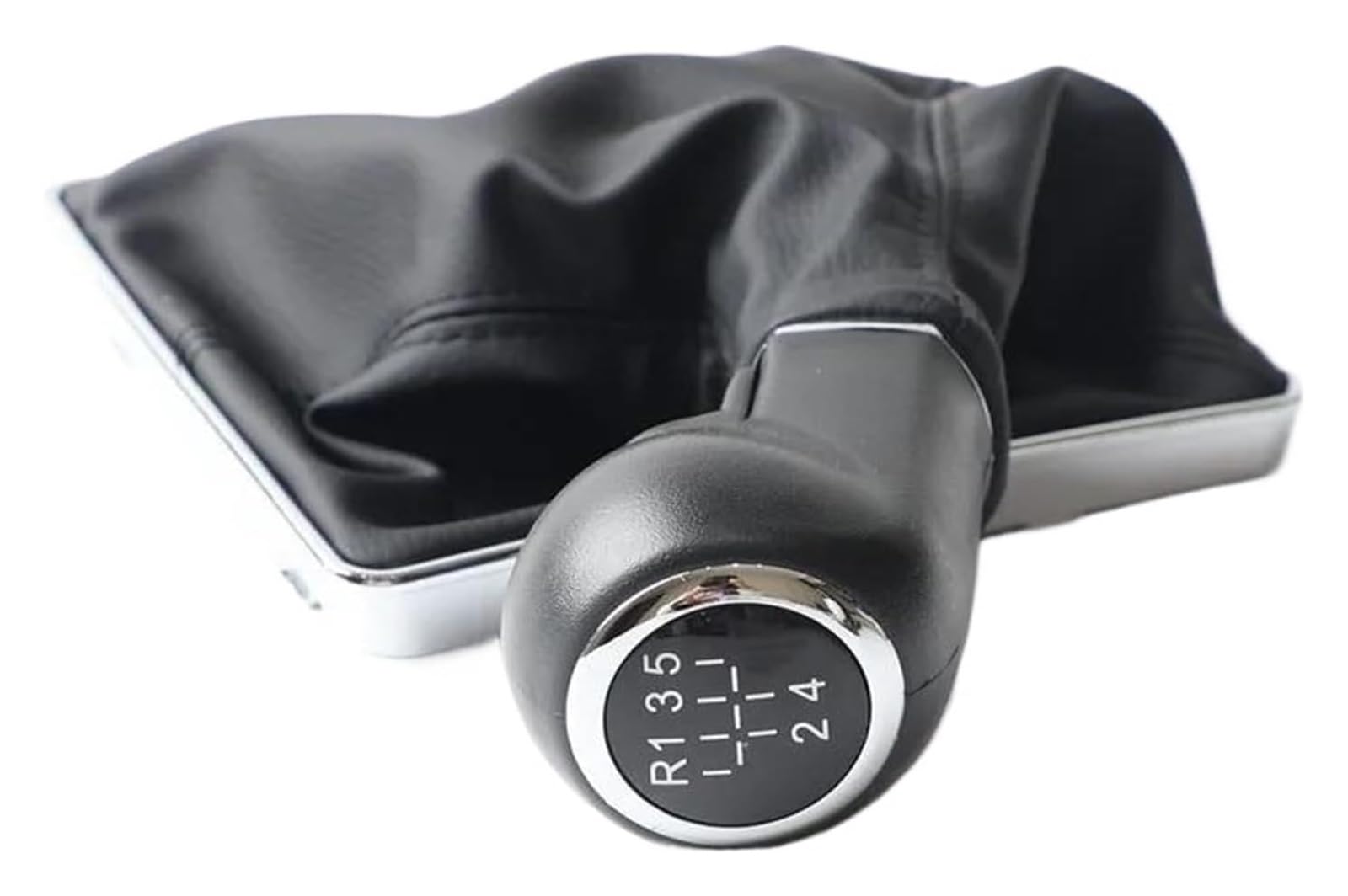 Utongmu One Color Manual Gear Shift Knob For Opel For Astra Iii H 1.6 2004-2010 Gear Shift Knob Lever Shifter 5 6 Speed With Leather Gaiter